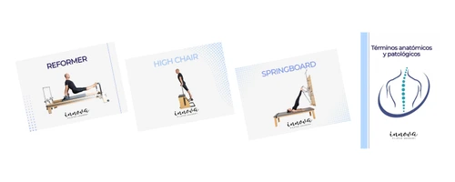 Manuales de Reformer, High Chair, Springboard y anatomía incluidos en la formación